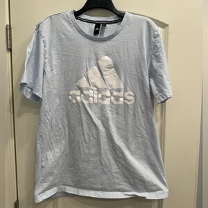 Adidas Badge of Sport Tee Men's T-Shirt - Blue Size XL